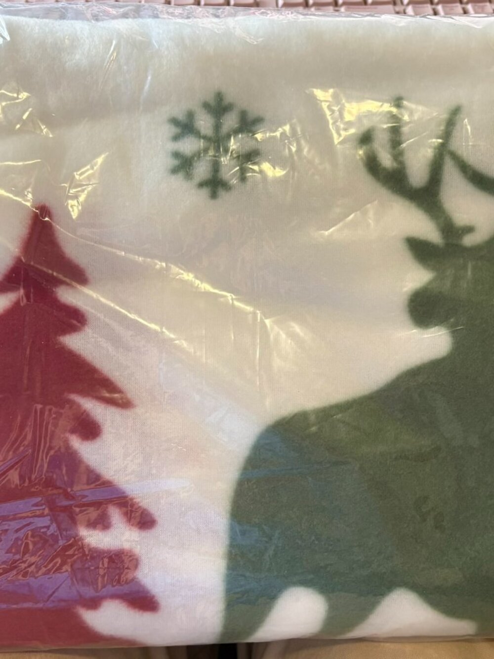 Plush Fleece Nordic Snowflake Cuddle Wrap Blanket